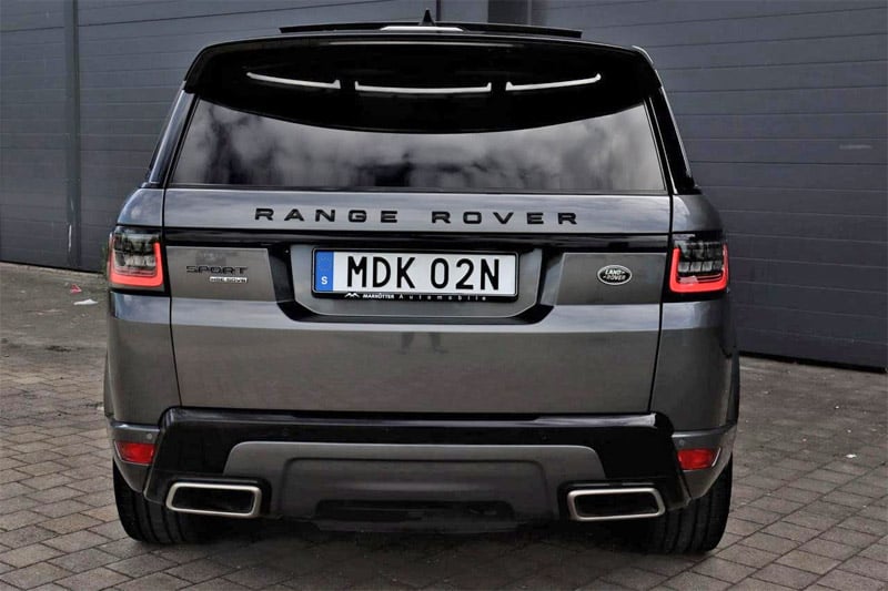 Grå metallic Land Rover Range Rover Sport stulen i Bara, öster om Malmö