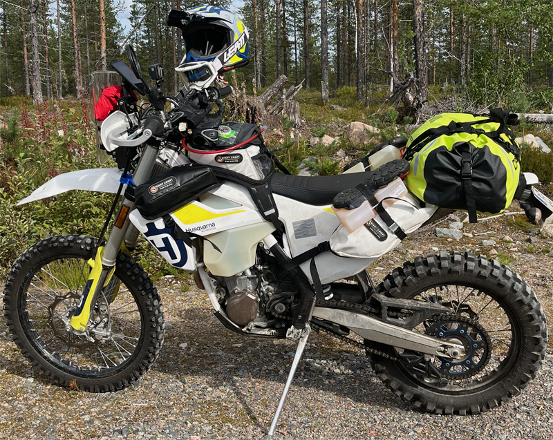 Husqvarna FE 450 stulen i Stockholm