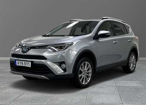 Silvermetallic Toyota RAV4 Hybrid AWD stulen i Växjö