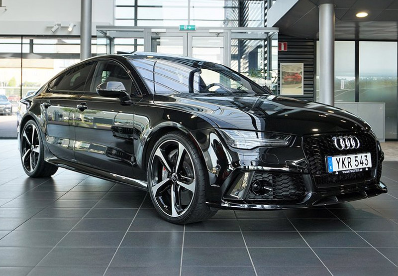 Svart Audi RS7 Sportback Performance stulen i Viggbyholm, Täby