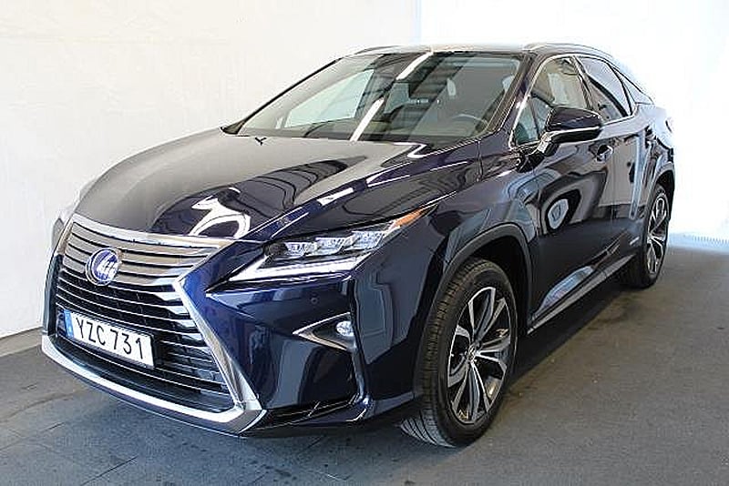 Blå metallic Lexus RX 450H AWD Executive stulen i Solna