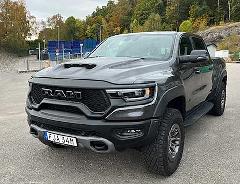 Grå RAM 1500 TRX Crew Cab stulen i Sjöhagen mellan Uddevalla och Ljungskile