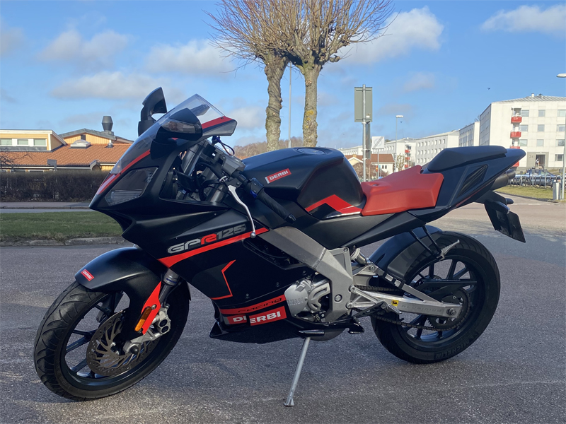 Motorcykel Derbi GPR 125 stulen i Kungälv