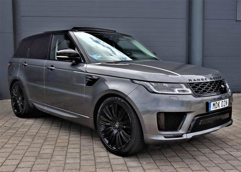 Grå metallic Land Rover Range Rover Sport stulen i Bara, öster om Malmö