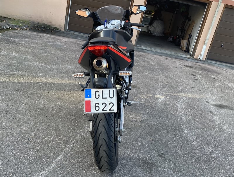 Motorcykel Derbi GPR 125 stulen i Kungälv