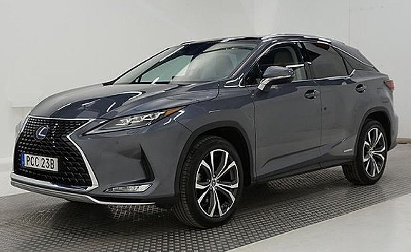 Grå metallic Lexus RX 450H AWD Executive stulen i Vällingby, västra Stockholm