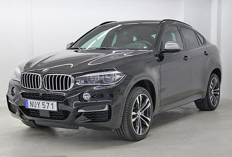 Svart BMW X6 M50D stulen i Bjuv öster om Helsingborg