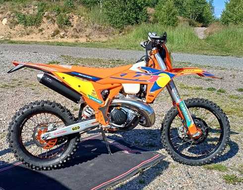 KTM 300 EXC Hard Enduro stulen i Yngsjö söder om Åhus