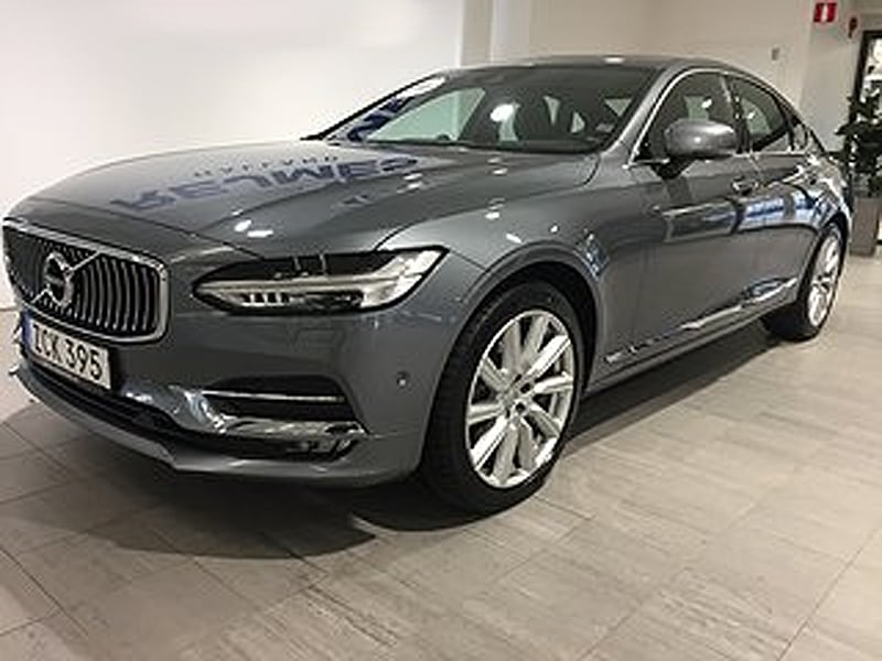 Grå Volvo S90 T5 Inscription stulen i Söndrum, Halmstad