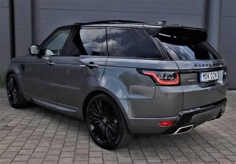 Grå metallic Land Rover Range Rover Sport stulen i Bara, öster om Malmö