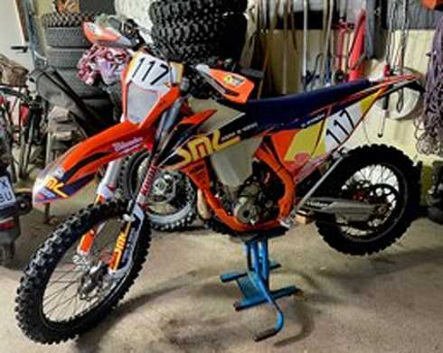KTM 350 EXC-F stulen i Ljungsbro utanför Linköping