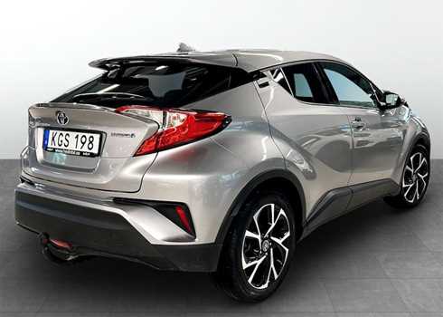 Grå metallic Toyota C-HR Hybrid X-Edition stulen i Hägersten, Stockholm