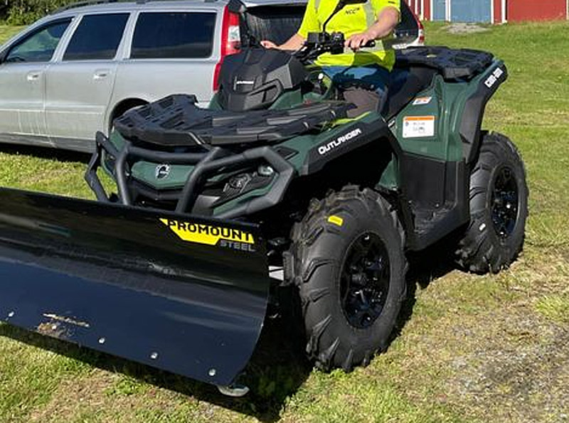 Grön fyrhjuling Can Am Outlander 570 PRO stulen i Malå nordväst om Skellefteå